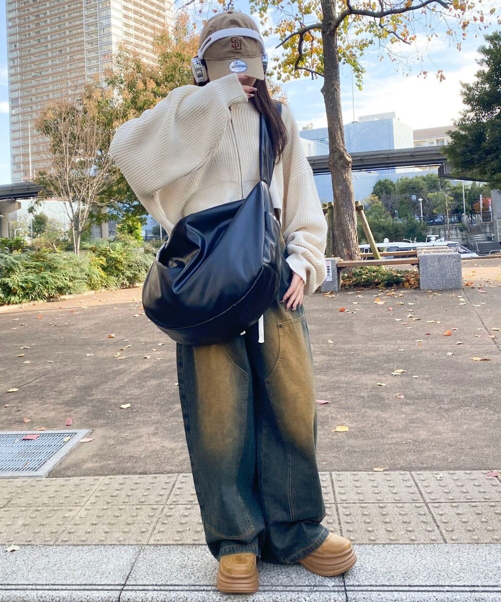 WEGO 【ユニセックス着用ITEM】エアリーBIGショルダー 