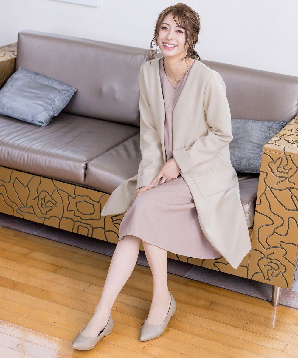 Tiaclasse 【2WAY】さらっと羽織れるFOXファーコート 