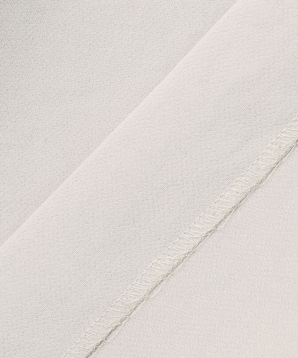 ICB L 【洗える】 ダブルクロスクレープ ブラウス 