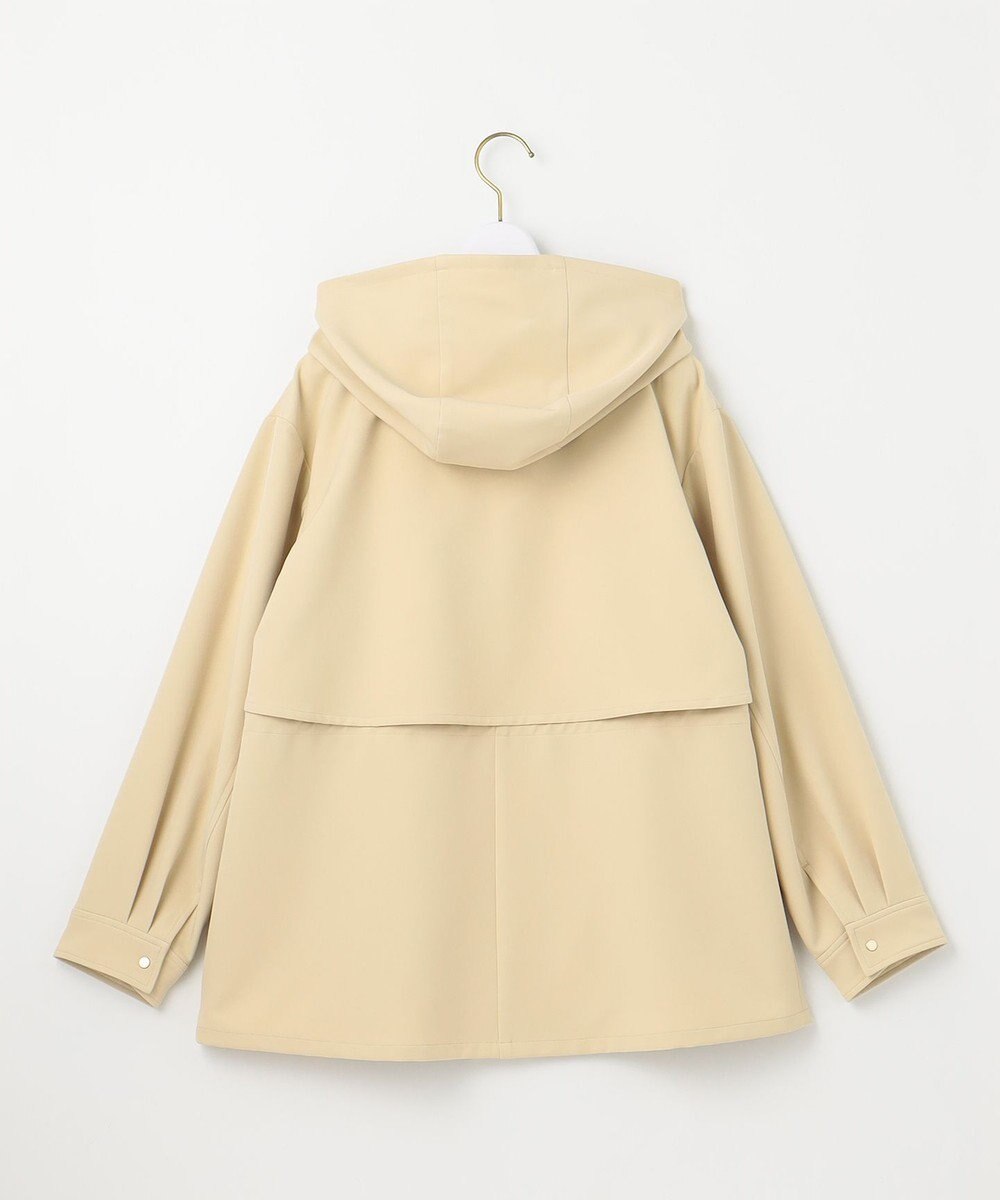 ANY SIS S 【撥水・UVカット・洗える】フーデットハーフ コート 