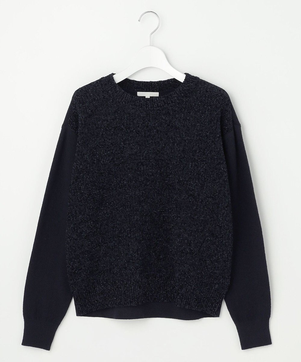 自由区 S ブークレミックスツイード ニット 