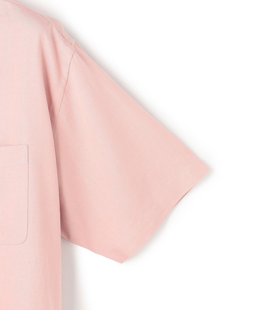 J.PRESS MEN 【J.PRESS ORIGINALS】Rayon Linen Oxford Open Half Sleeve Shirt / Baggy-Fit 