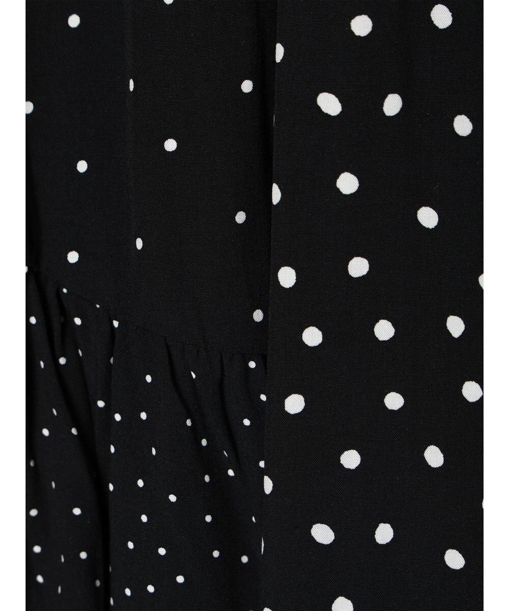 AMERICAN HOLIC 切替ドットフレアスカート 