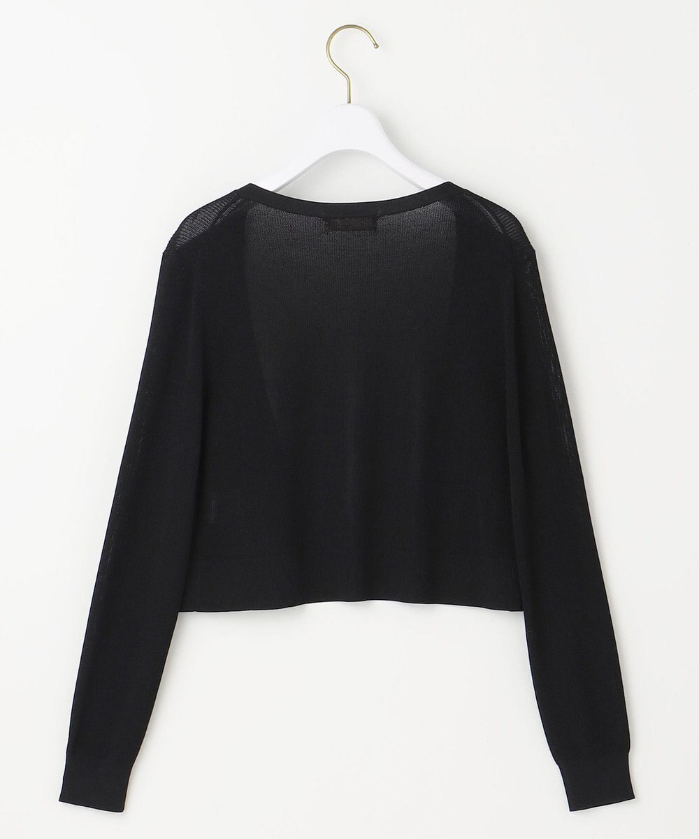 ANY SIS 【接触冷感・UVケア】ショートレングス畔 カーディガン 