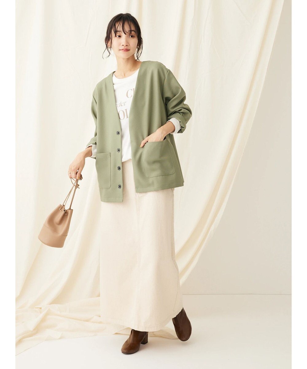 CRAFT STANDARD BOUTIQUE 【イージーケア】ＶネックカーディガンＪＫＴ 