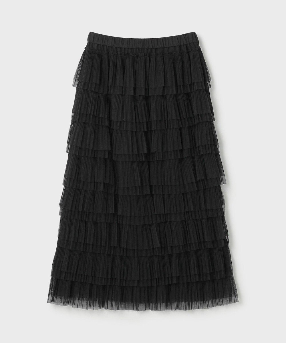 GRACE CONTINENTAL タイトティアードチュールスカート 