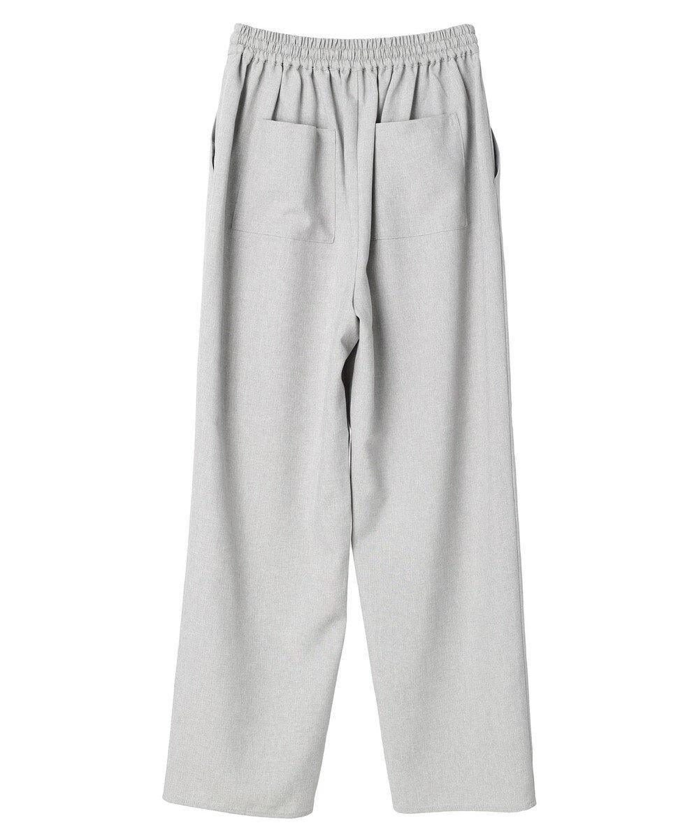 Green Parks 麻調ストレートパンツ 