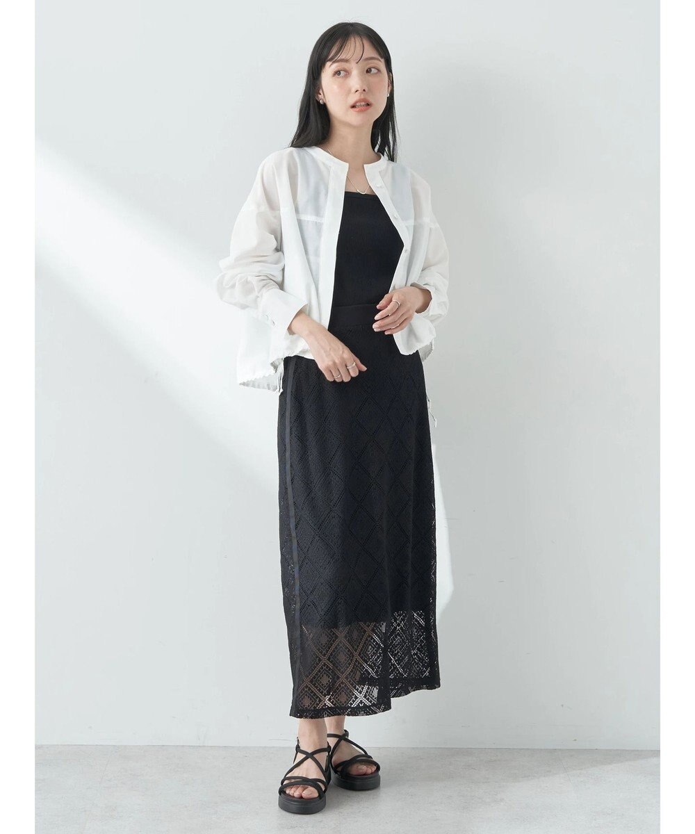 earth music&ecology モチーフナロースカート 