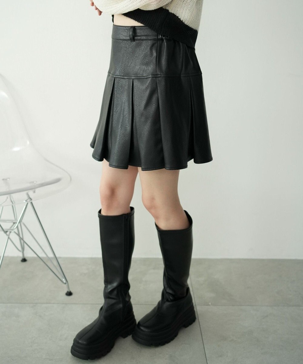 WEGO PUプリーツスカパン 