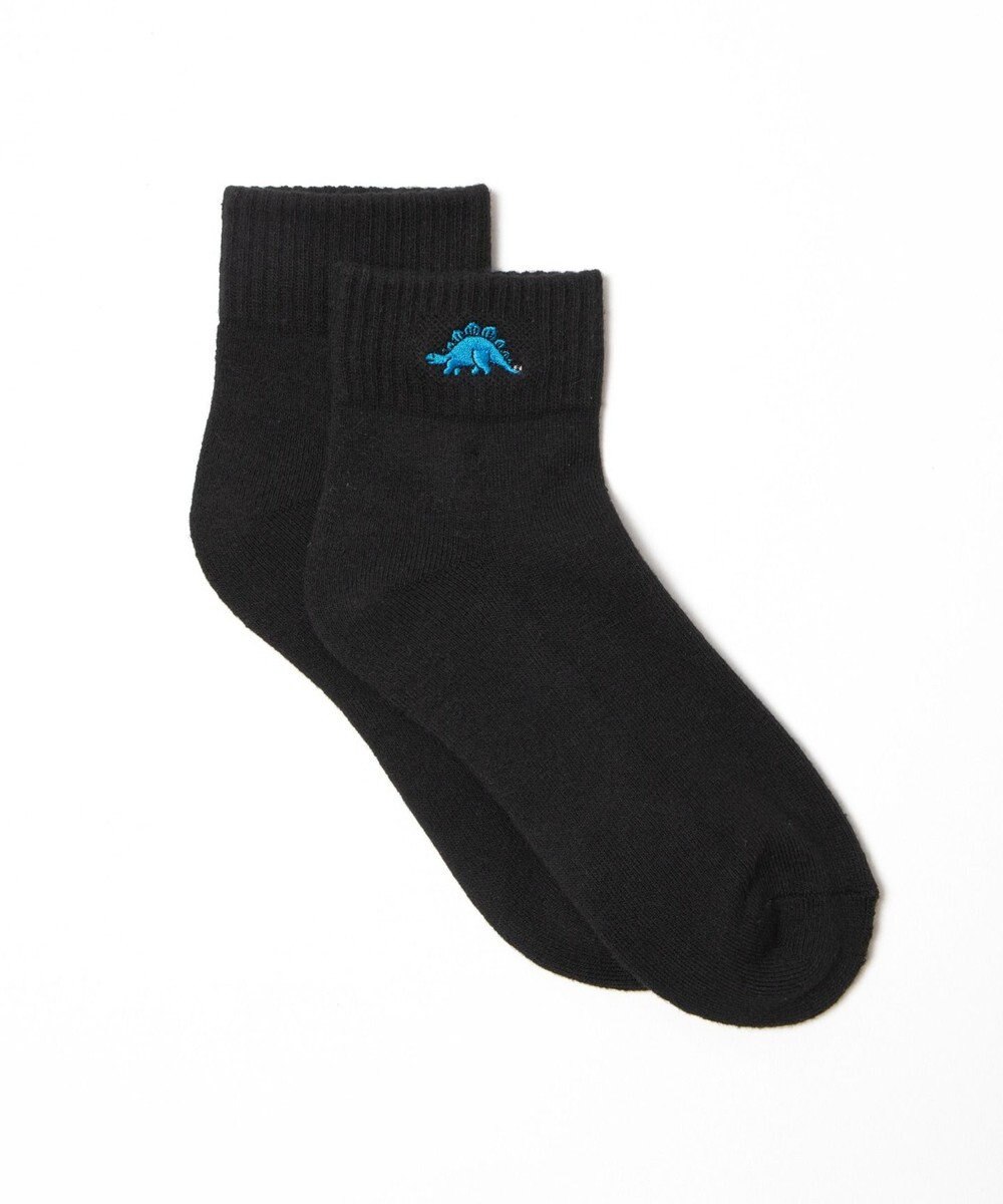 WEGO ダイナソー刺繍アンクルソックス 
