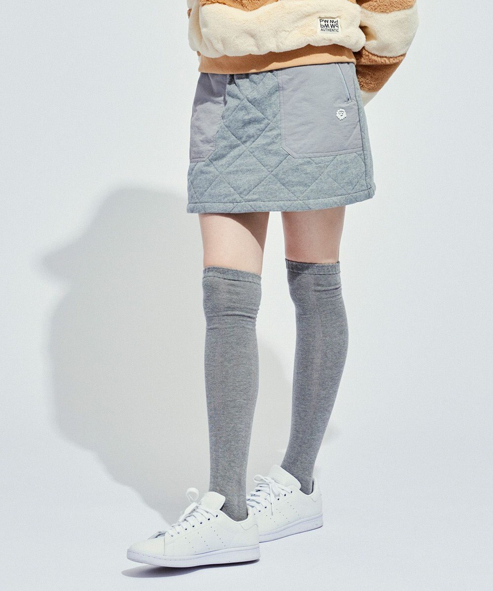 PW CIRCULUS 【裏地付き/防寒】【WOMEN】キルティングスカート 