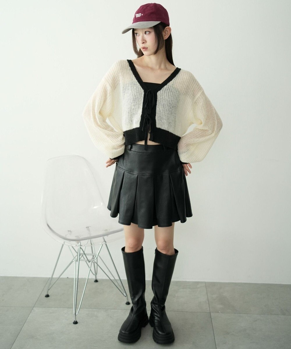 WEGO PUプリーツスカパン 