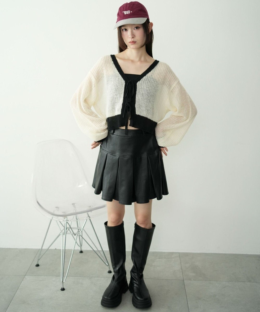 WEGO PUプリーツスカパン 