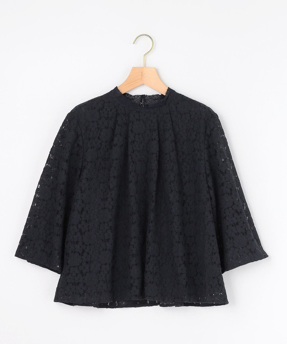 組曲 L 【先行予約・WEB限定】フラワーラッセルレーススタンド襟 ブラウス 