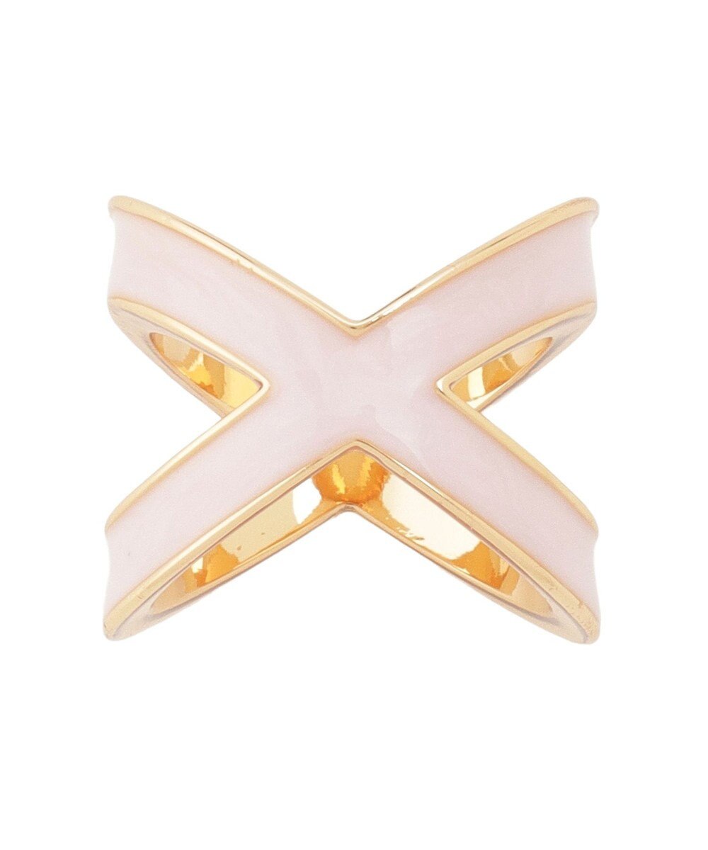 MOONBAT Luna Luce(ルナルーチェ)スカーフリング パール調 Cross Ring お手持ちのスカーフを通すだけ ギフト 