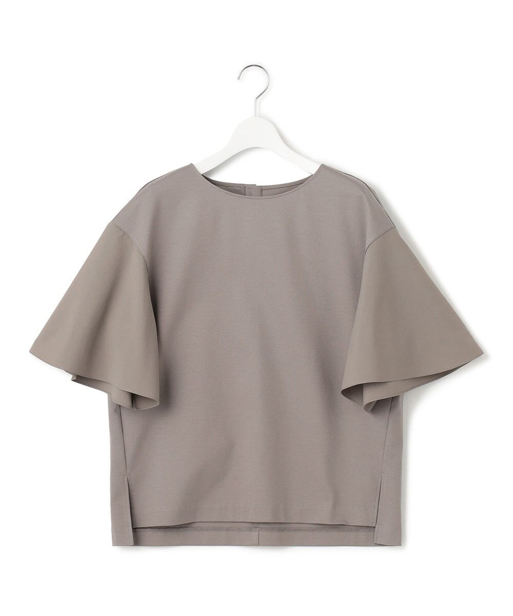 23区 【洗える】コットンツイルジャージー フレアスリーブ カットソー 