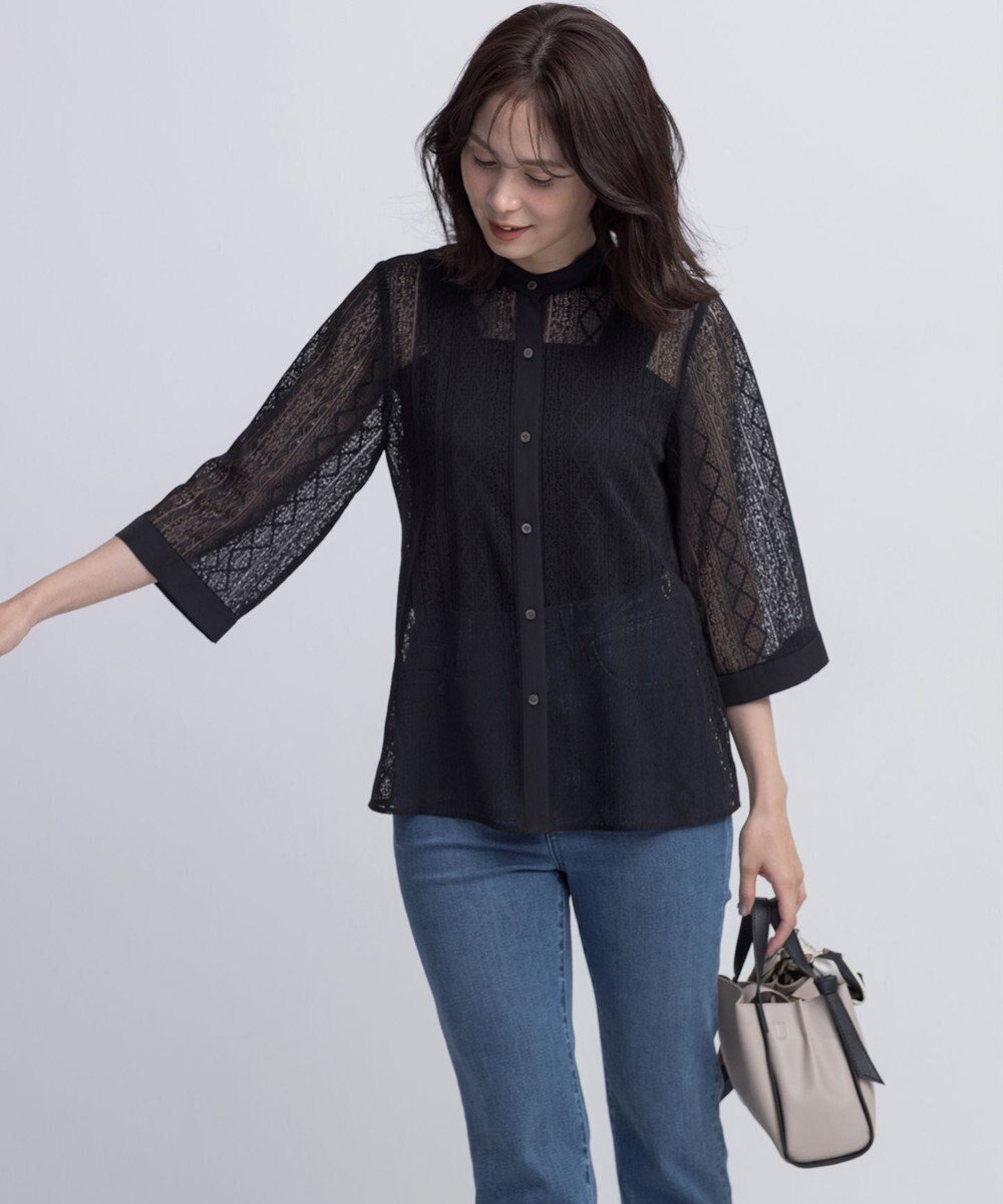 組曲 ラッセルレース ブラウス 