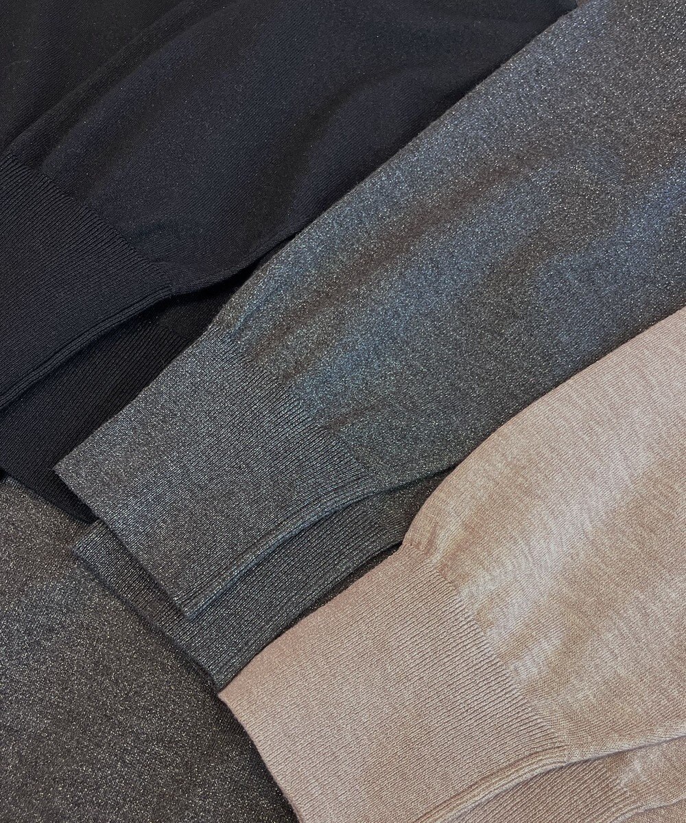 23区 【洗える】オータムシャイニー ニット ブルゾン 