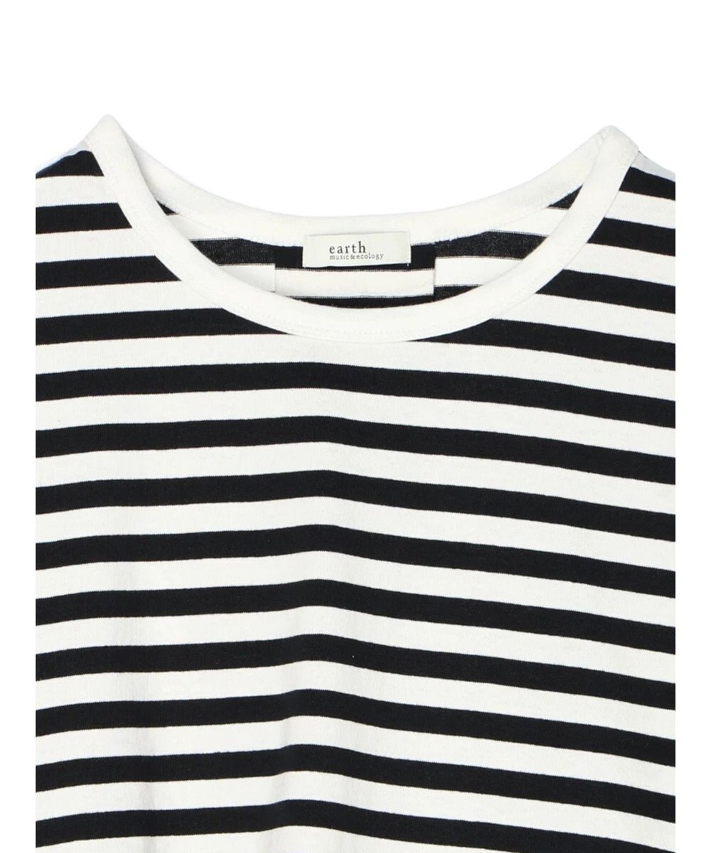 earth music&ecology バックタッククロップドＴ 