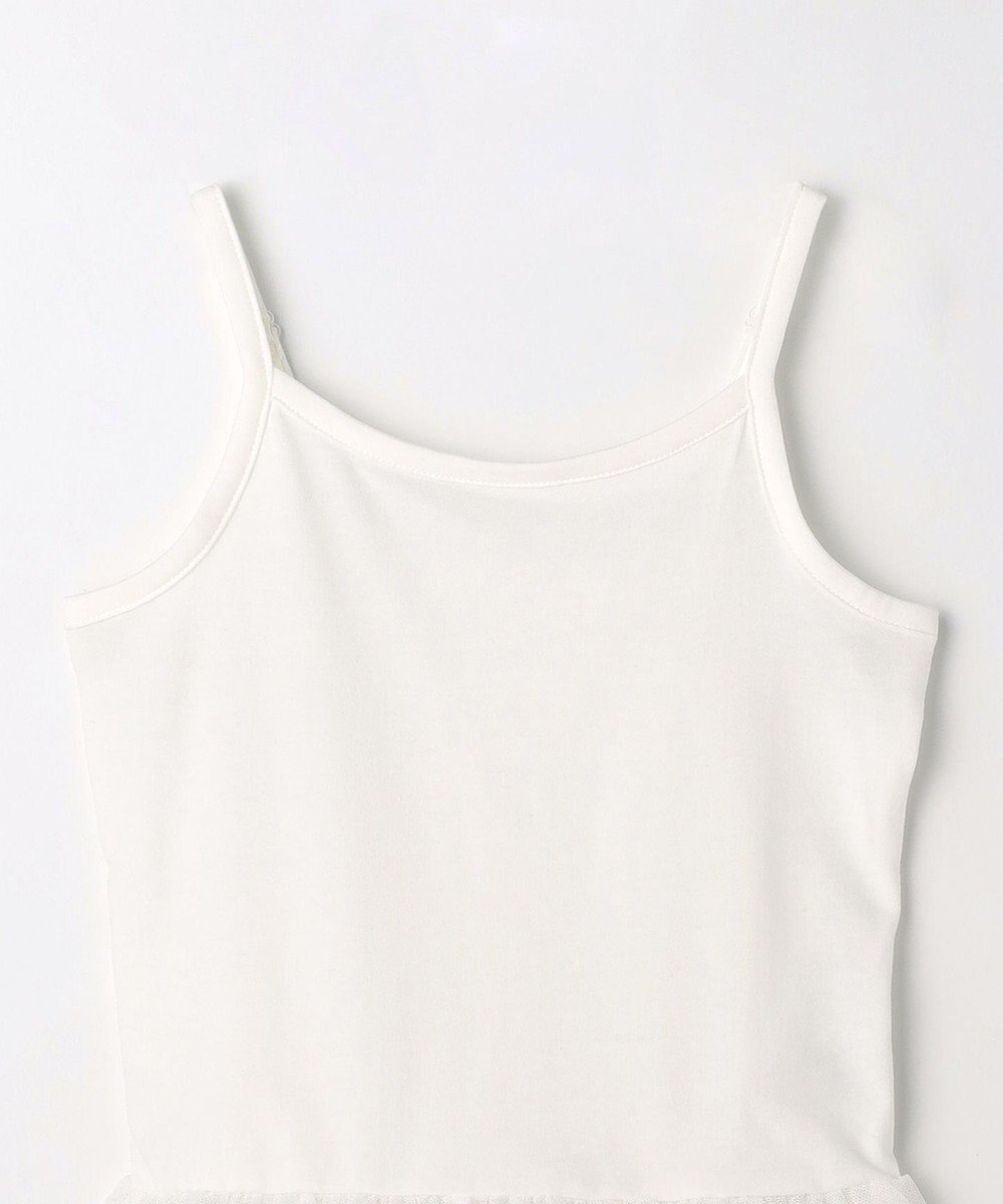 ANY KIDS 【洗濯機可能/吸汗速乾】裾レース ドライタッチ キャミソール 