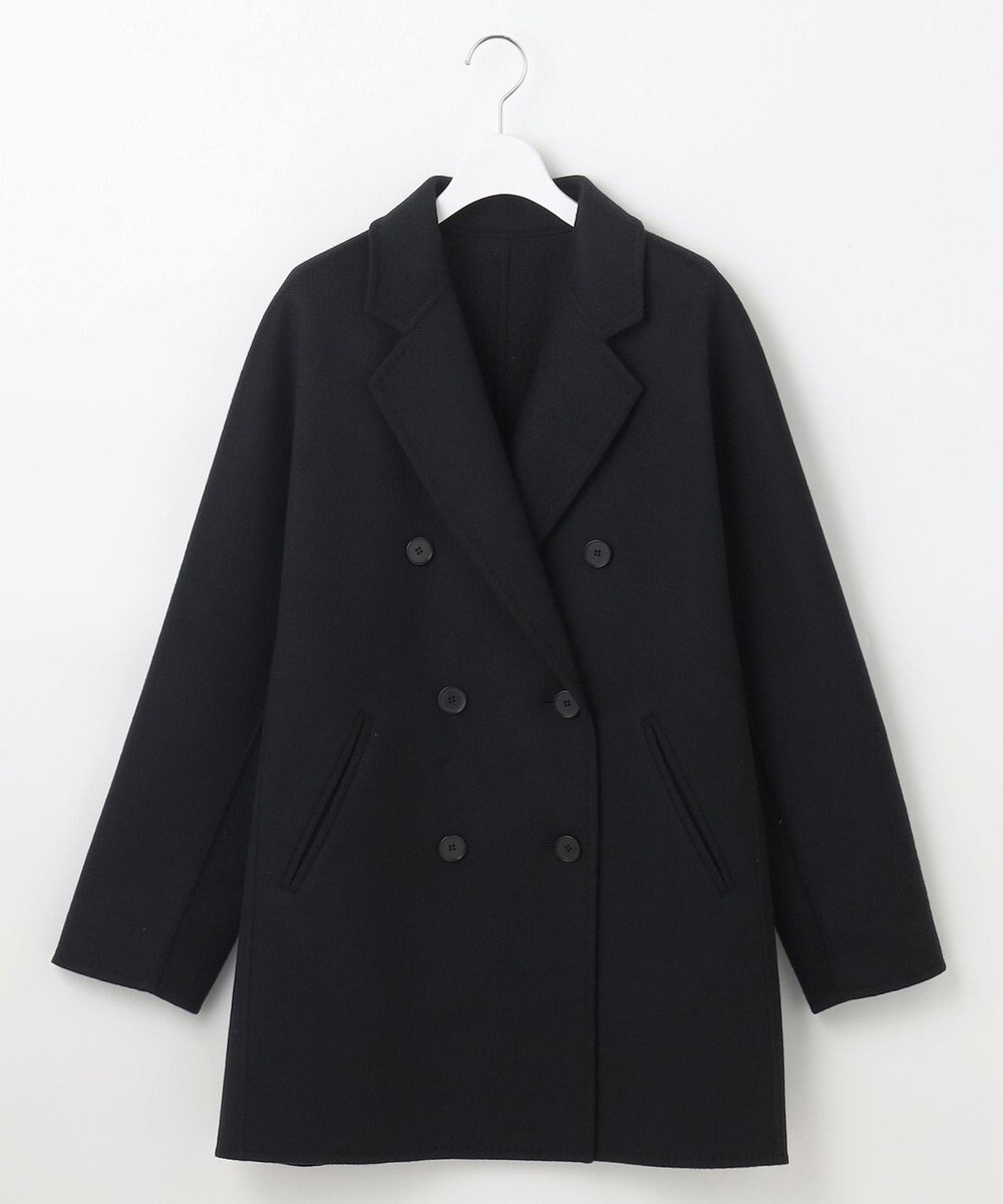 23区 【エステータ】ショートビーバー ウールコート 