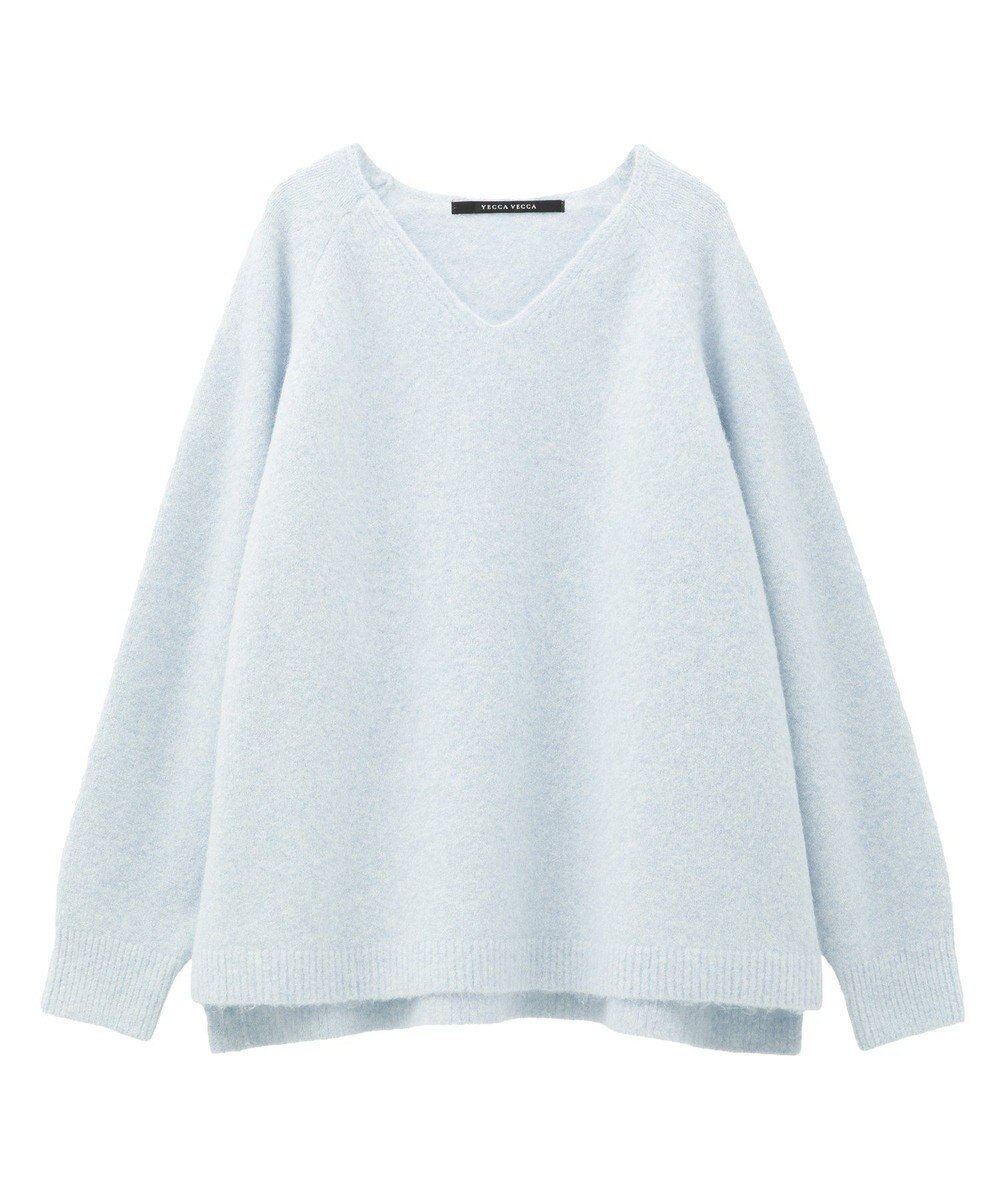 YECCA VECCA Vネックルーズニット 