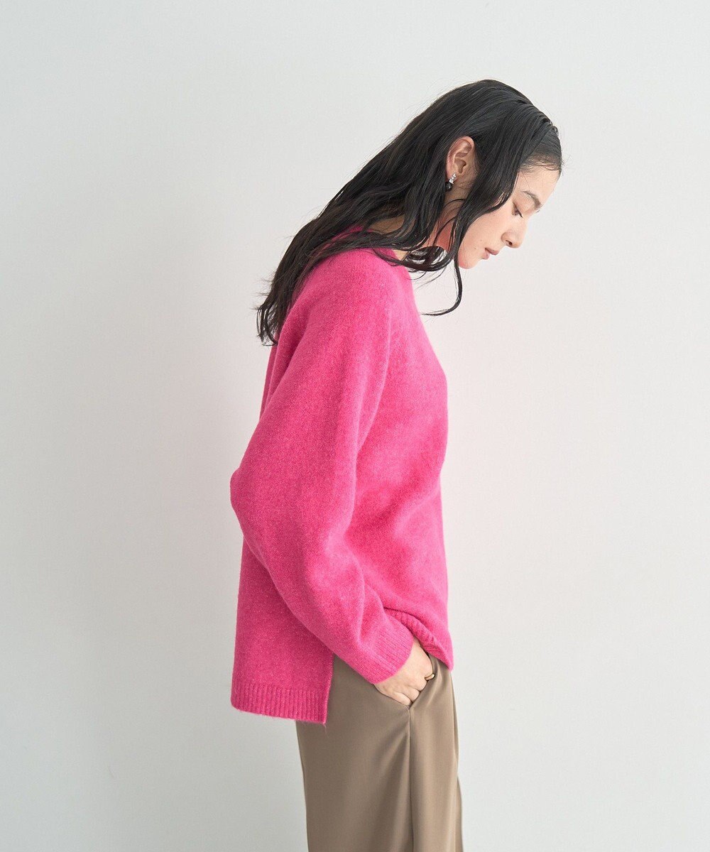 YECCA VECCA Vネックルーズニット 