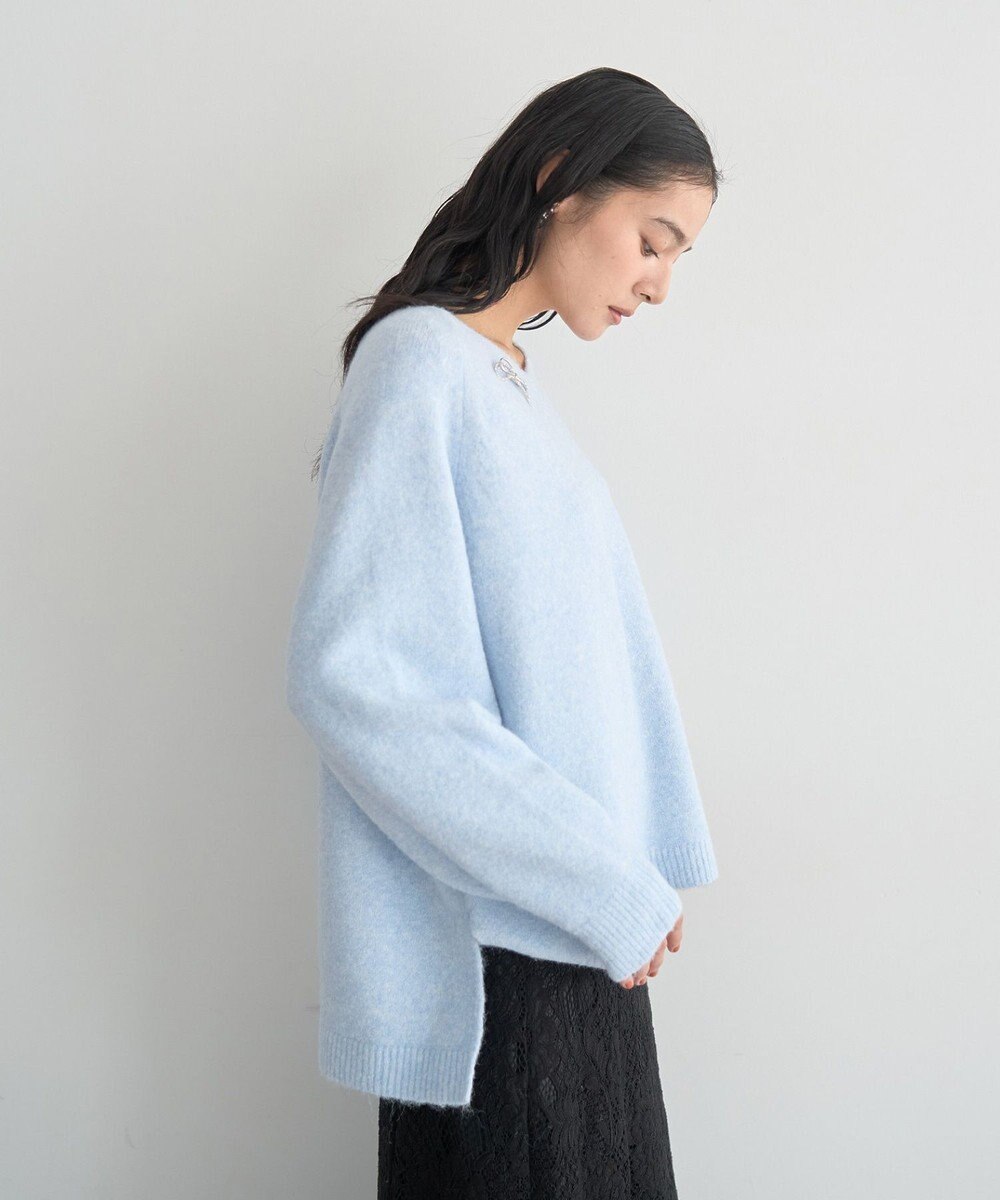 YECCA VECCA Vネックルーズニット 