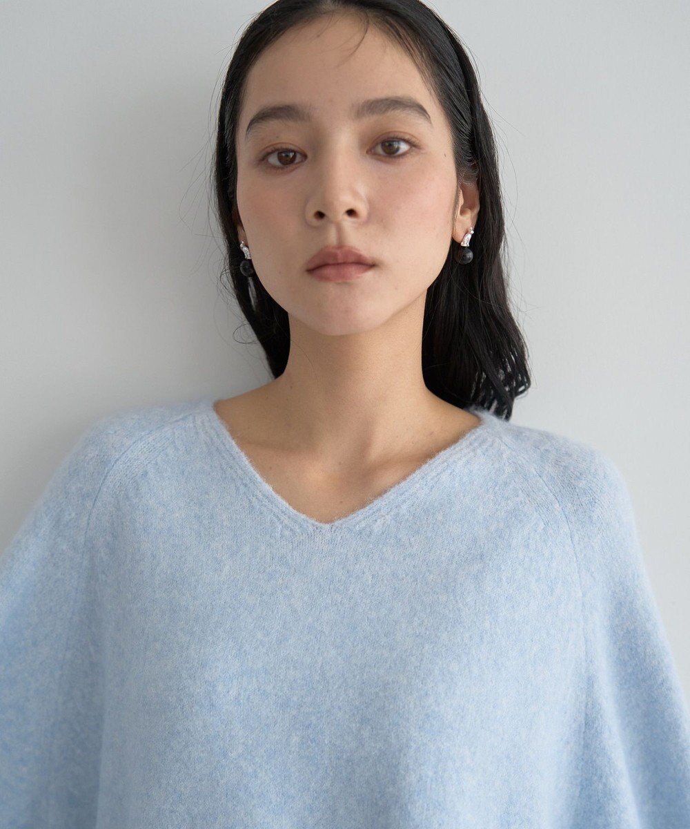 YECCA VECCA Vネックルーズニット 