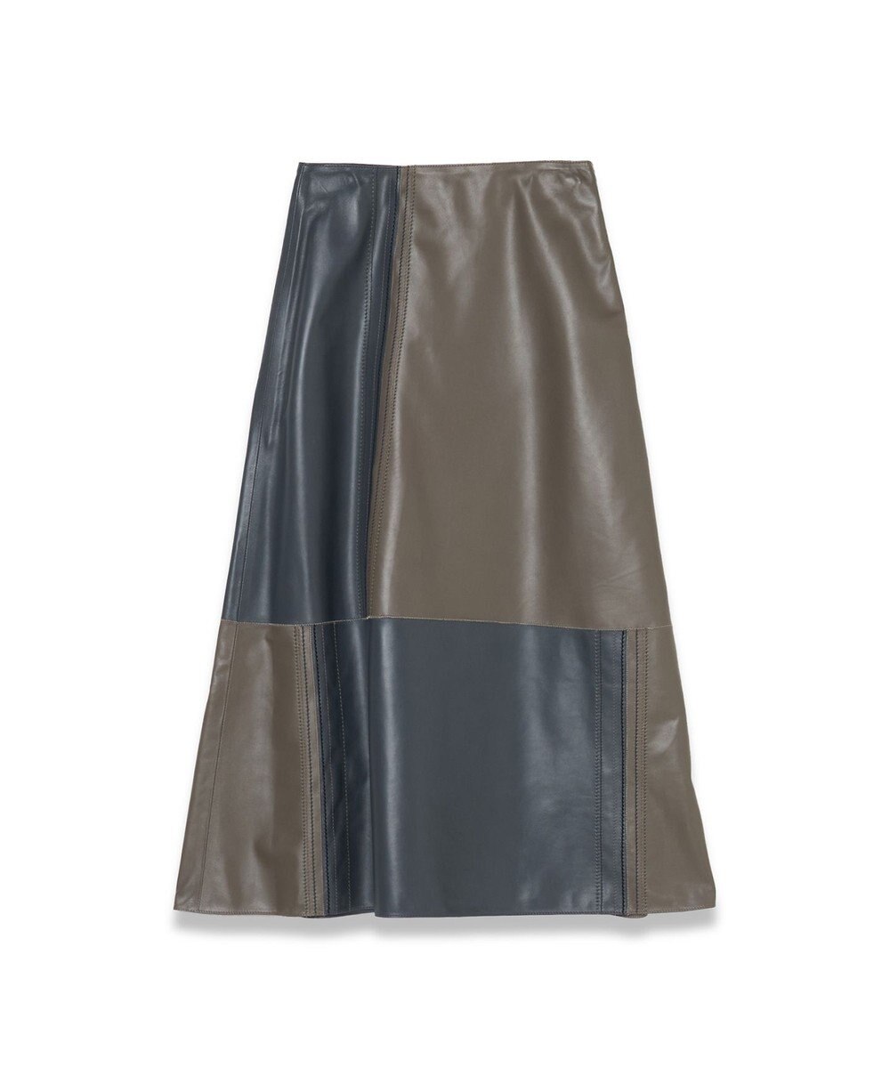 JOSEPH オーバーレイナッパ　レザースカート 