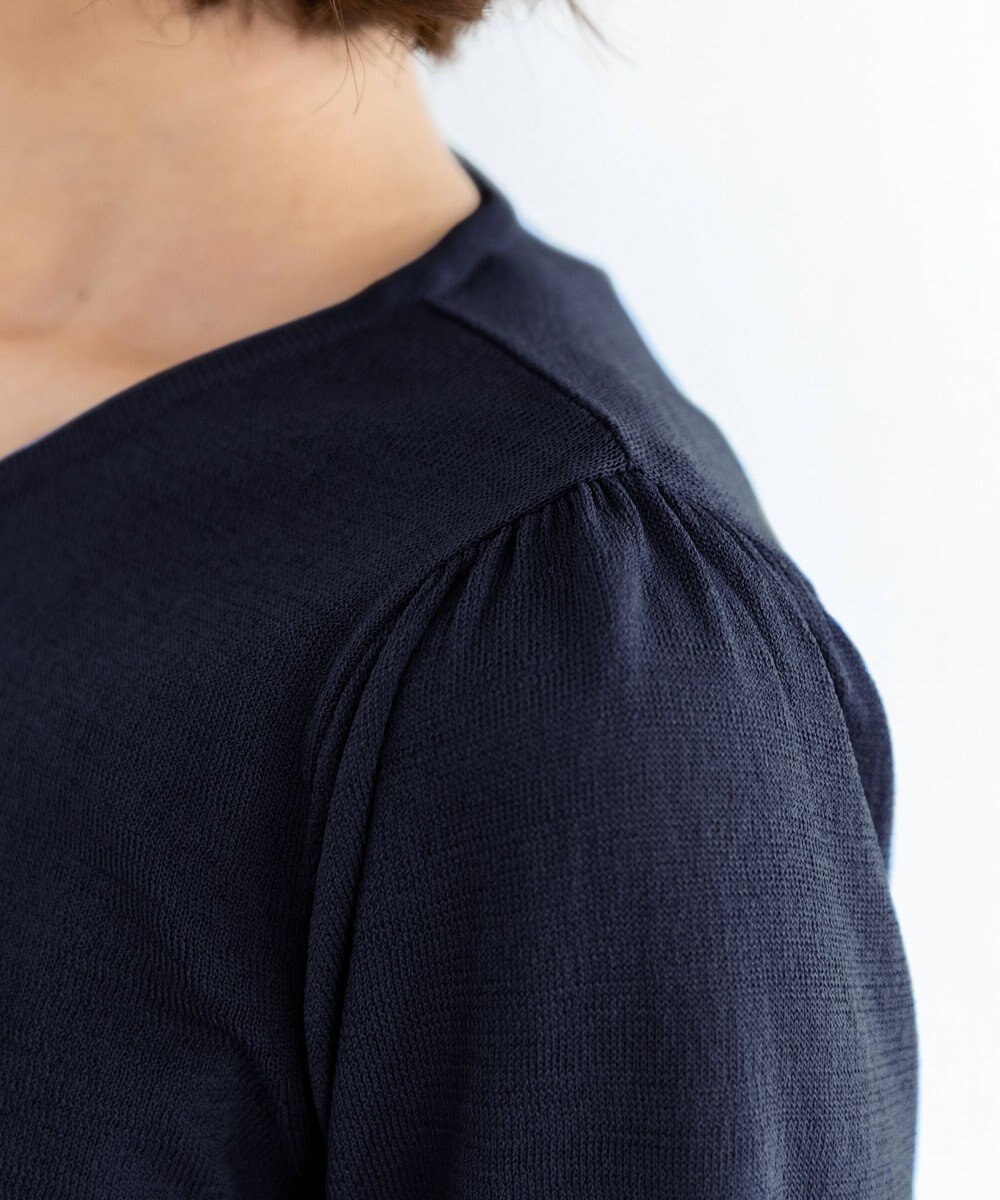 Tiaclasse L 【新色追加・洗える・UVケア・接触冷感】サマーニット半袖カーディガン 