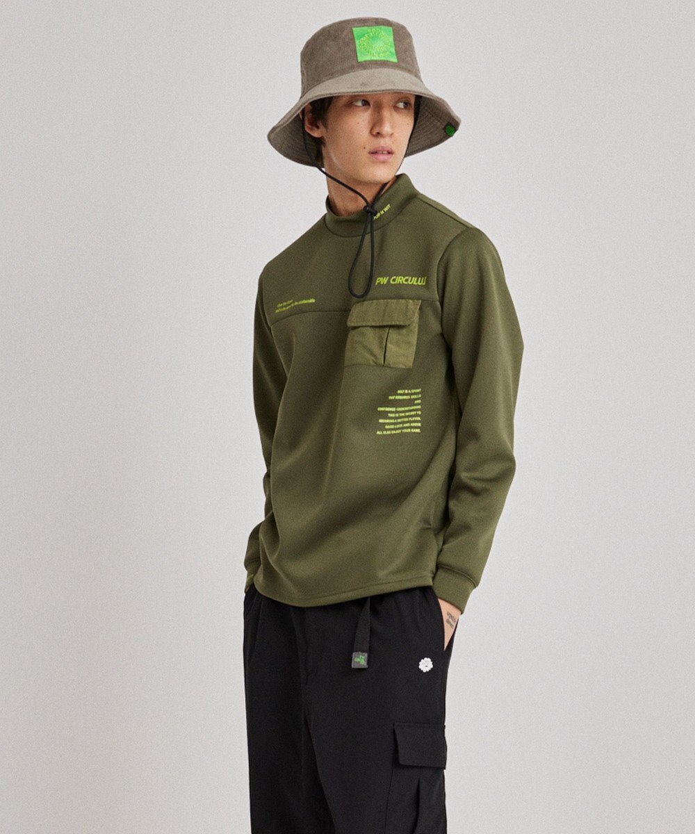 PW CIRCULUS 【ストレッチ / 快適 / 一枚でサマになる】【MEN】NEW ポケットモックT 