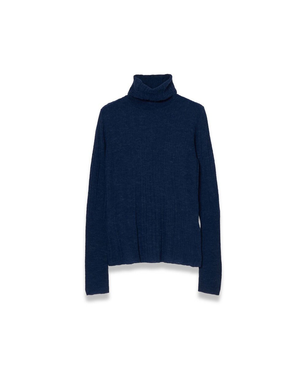 JOSEPH シアーウールリブ ハイネックニット 