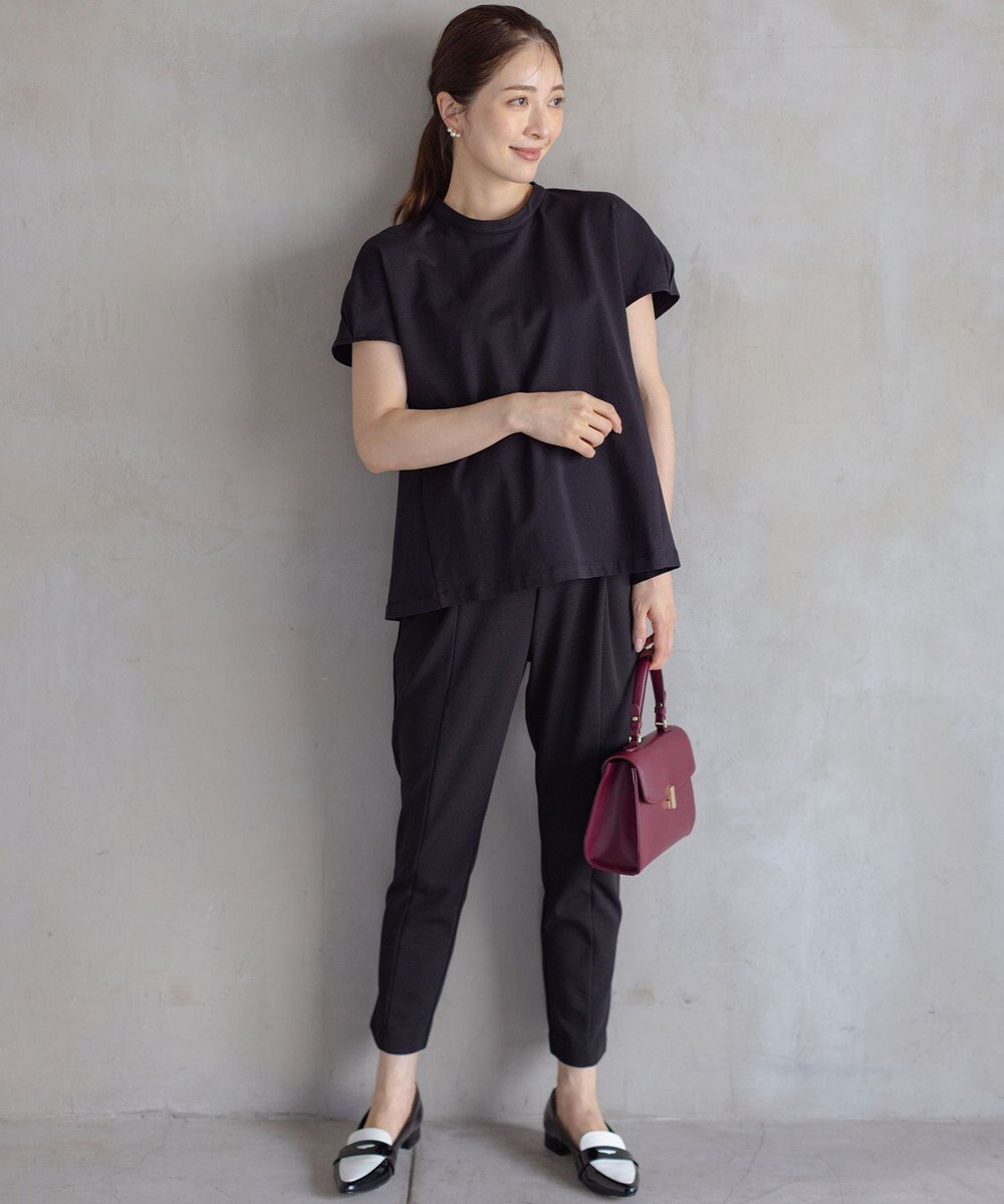 組曲 S 【2WAY】レース襟フレンチテリー カットソー 