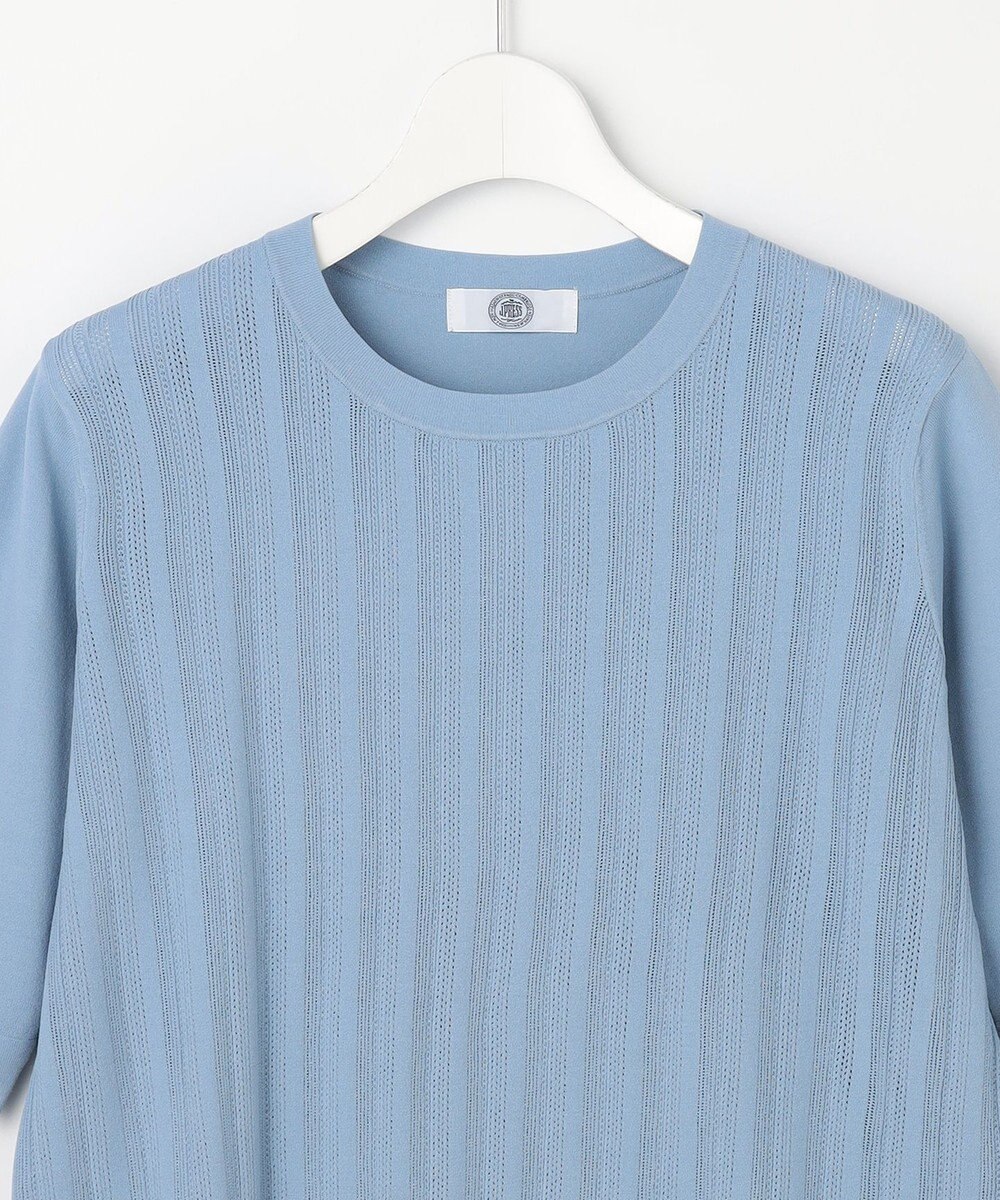 J.PRESS LADIES Rayon Elite Stretch クルーネック ニット 