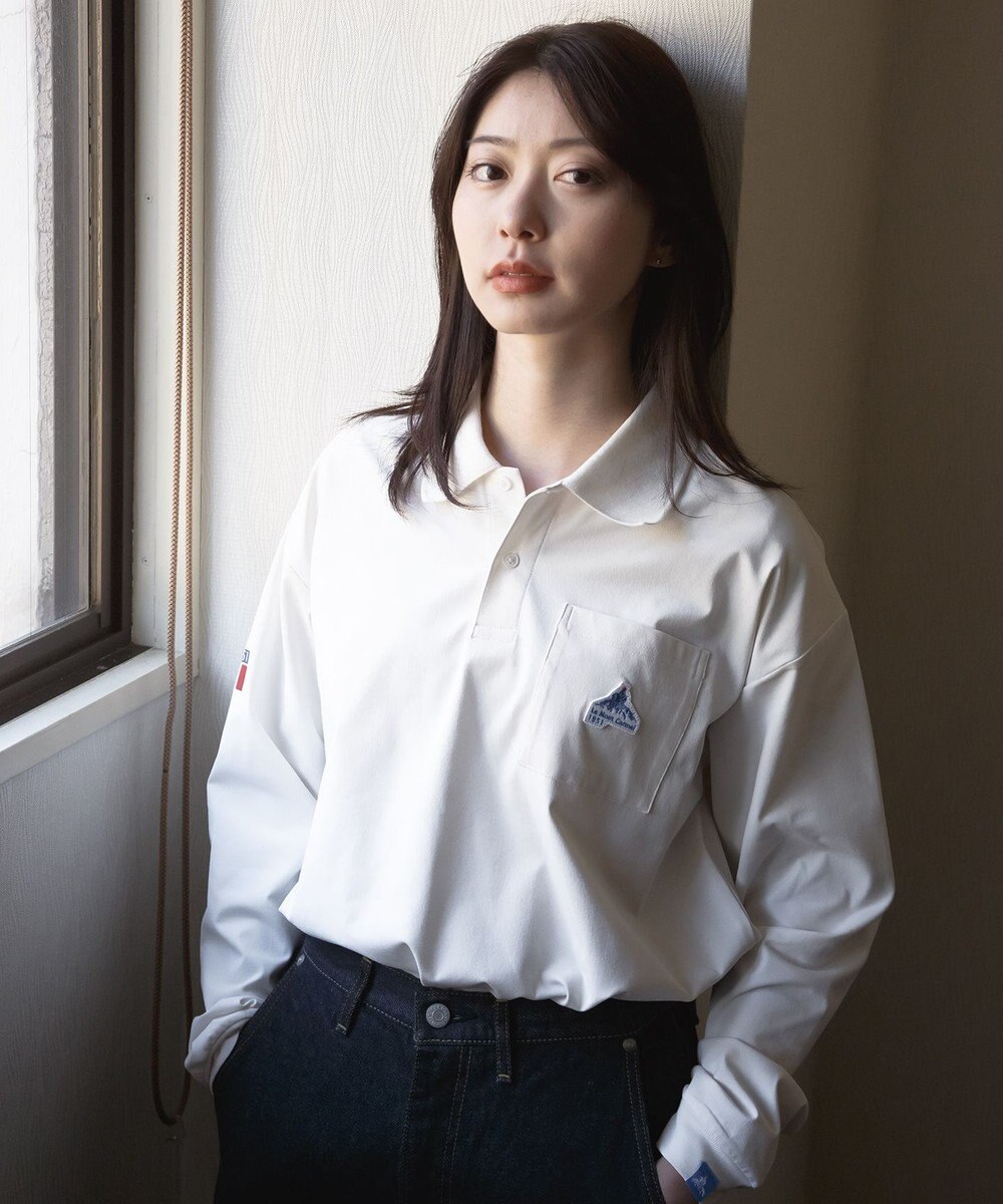 SHARE PARK LADIES 【UVケア・吸水速乾・ストレッチ・軽量 】エンブレムポロTシャツ（S・Mサイズ） 