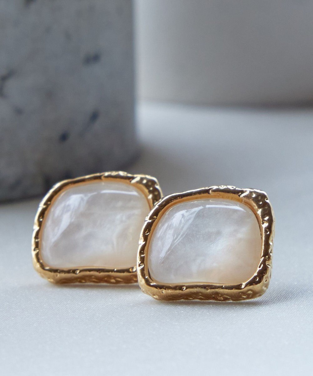 Tiaclasse カラースクエアピアス 