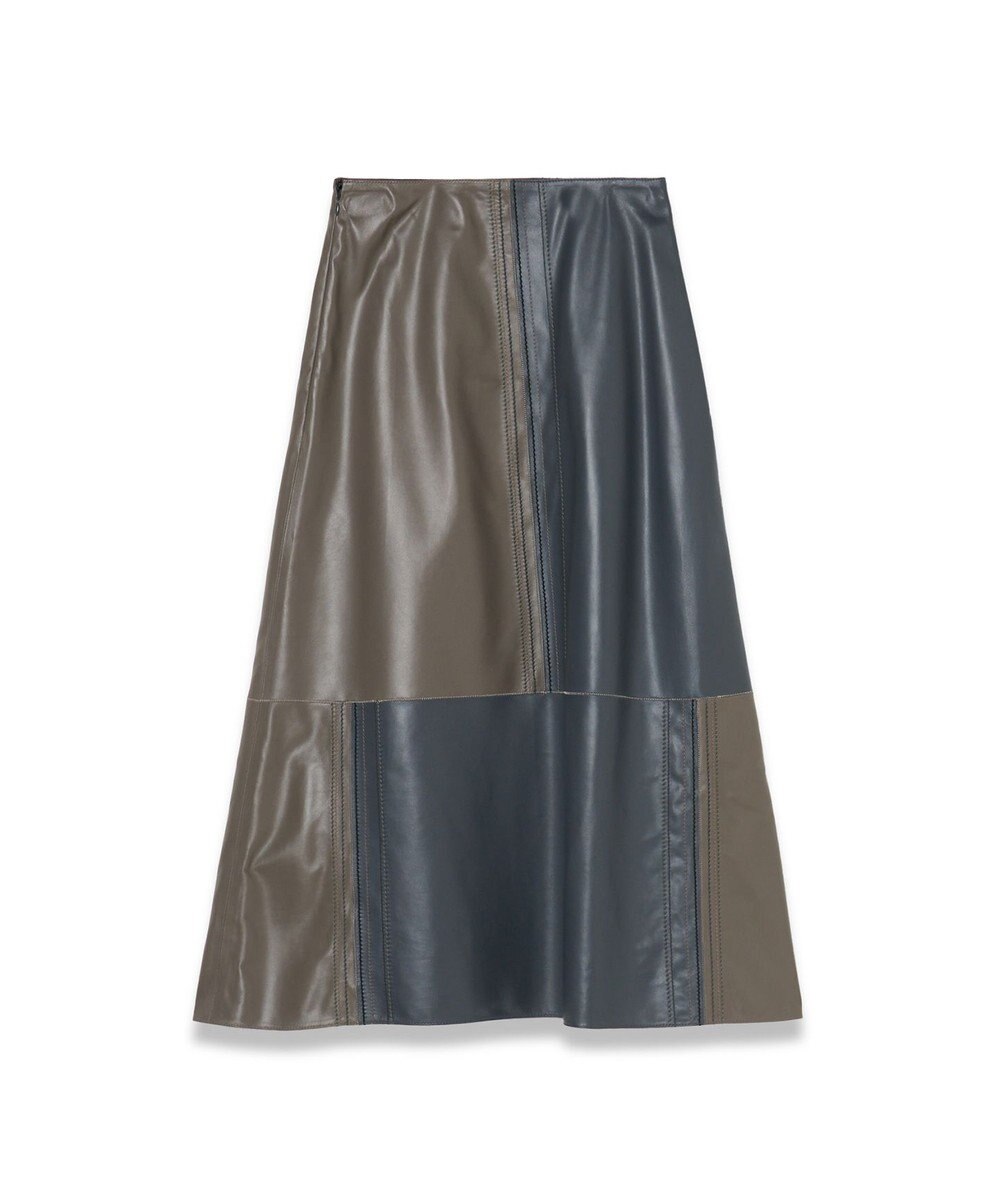 JOSEPH オーバーレイナッパ　レザースカート 