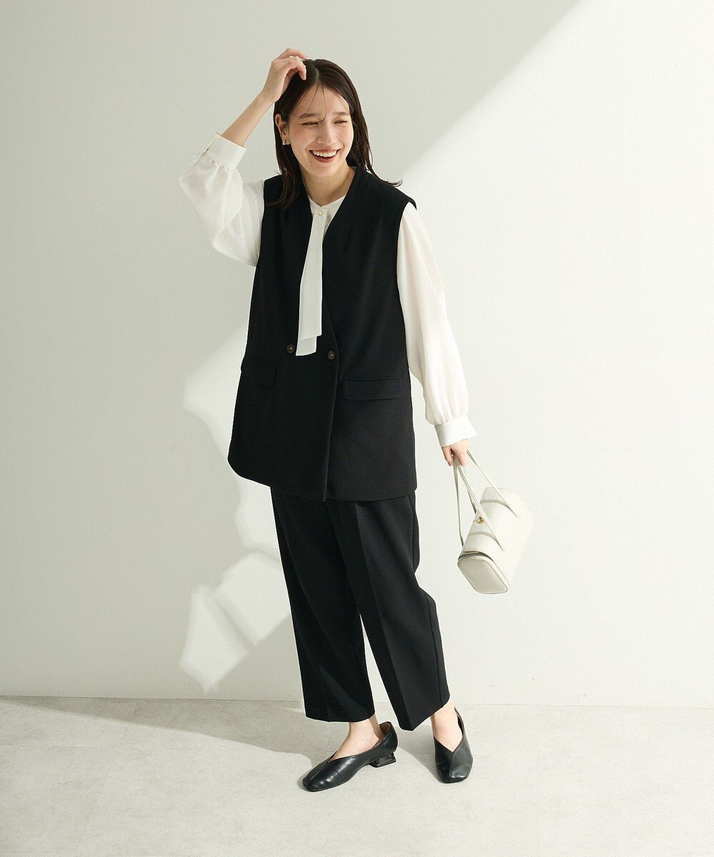 Green Parks Ｏ．洗えてストレッチ　Ｗボタンベスト 