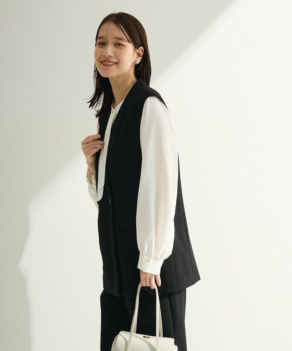 Green Parks Ｏ．洗えてストレッチ　Ｗボタンベスト 