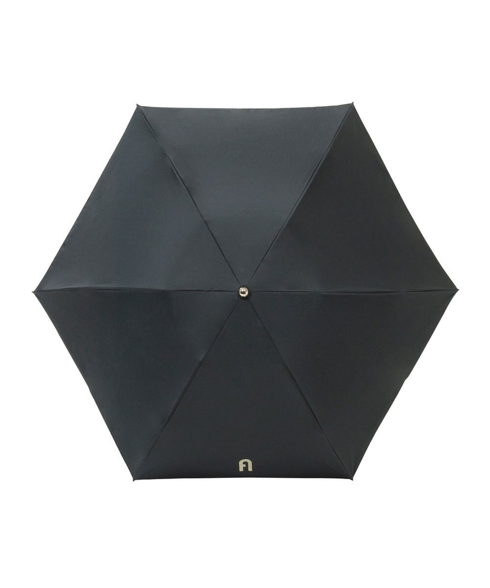 MOONBAT FURLA(フルラ) 晴雨兼用日傘 折りたたみ傘 フワクール生地使用 軽量 無地×アーチロゴ 