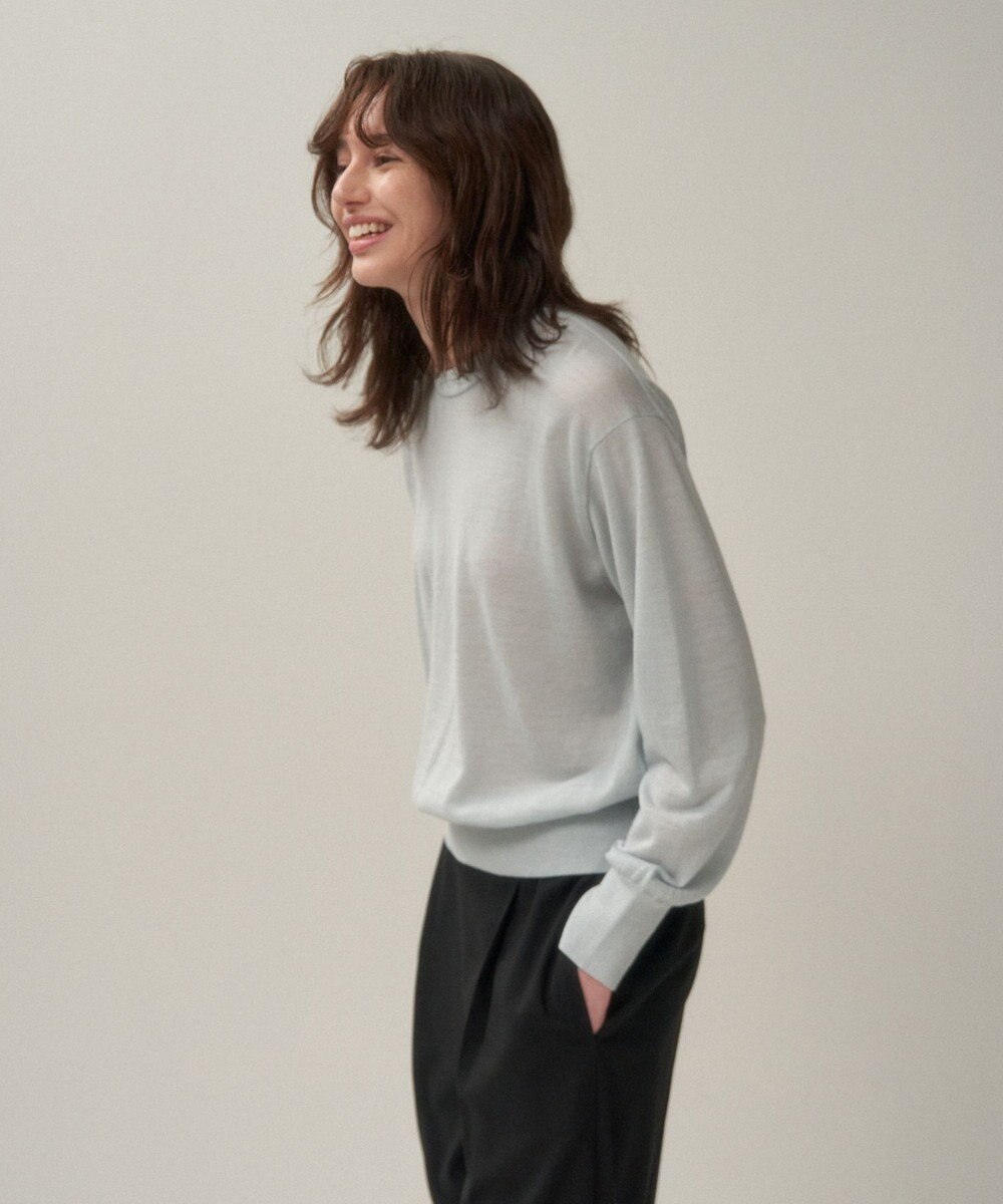 ATON RAMIE WOOL | クルーネックセーター 