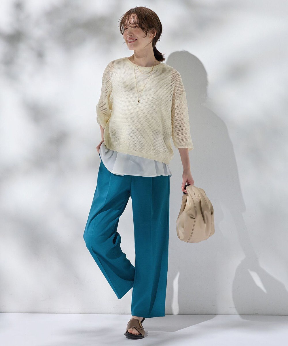 ANY L 【洗濯機可】タックヘムコンビインナー 