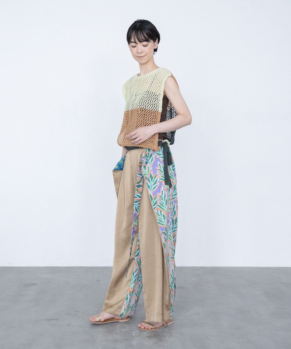 COQ STRATA 和紙ショート丈ベスト 