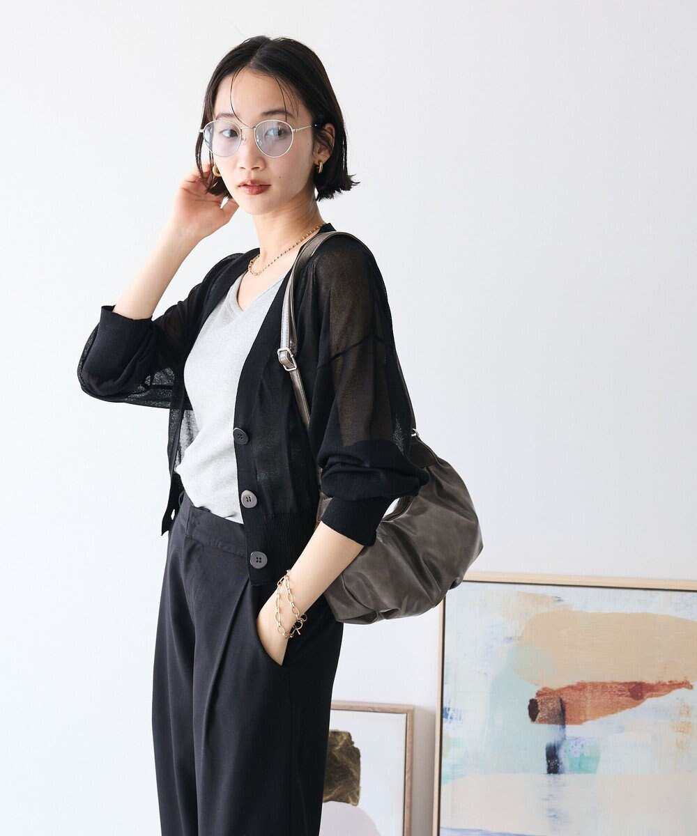 CRAFT STANDARD BOUTIQUE シアーニットカーディガン 