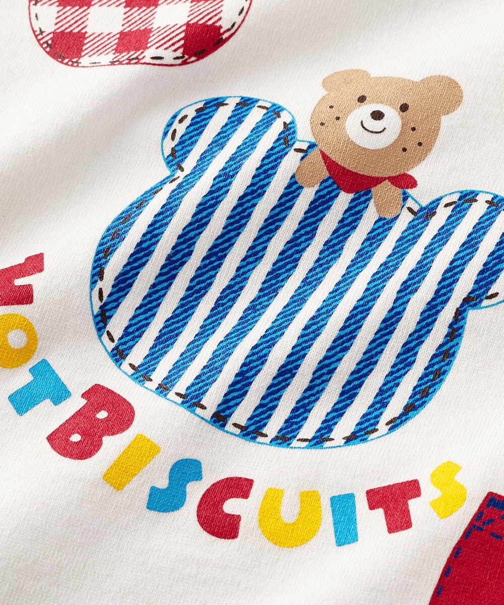 MIKI HOUSE HOT BISCUITS 【80-120cm】ポケットプリント半袖Tシャツ 