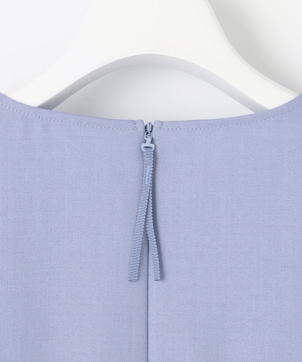 自由区 【接触冷感・速乾・UVケア・撥水・防シワ・XSサイズあり】リネンライクツィル5分袖 ブラウス 