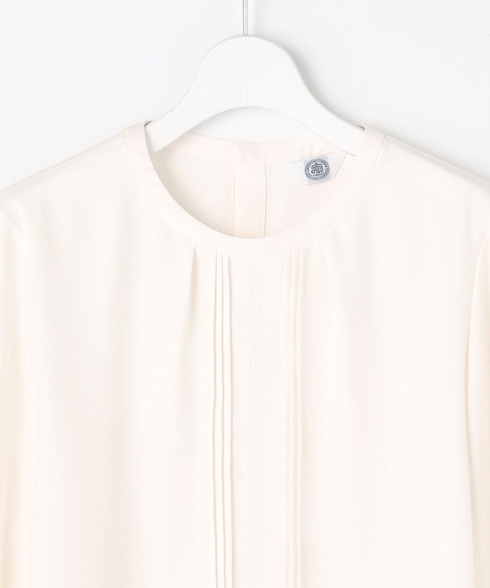 J.PRESS LADIES S ヌーディスバックサテン ブラウス 
