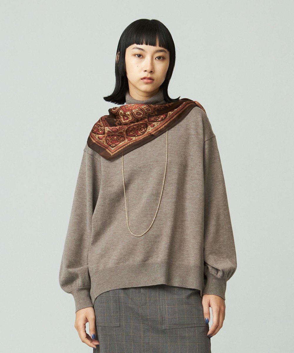 J.PRESS YORK STREET 【WOMEN】ANTI PILLING WOOL ロールネックニット 