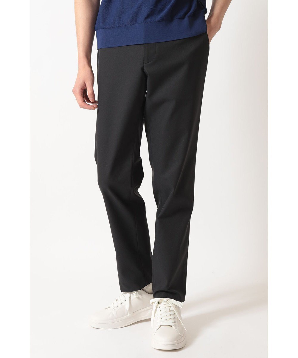 DAKS ウエストゴムテーパードパンツ 